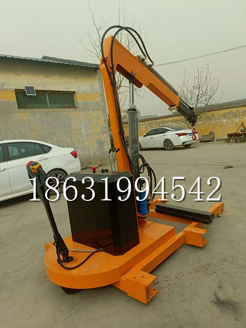 屯留区自卸车厢随车吊 自制轮式四不像起重机 四驱平板吊 5吨 贵盛